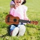 thumbnail image 2 of Mini ukelele y guitarra para niños, instrumento musical, juguete educativo para niños pequeños., 2 of 6