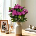 thumbnail image 4 of Artificial Impatiens Flowers, UV Resistant Silk Impatiens Bushes Greenery for Outdoors Patio Lawn Garden Pot Hanging Basket Porch Balcony Decoration, 4 of 5