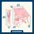 thumbnail image 5 of GCI Outdoor Pod Rocker Elite Folding Rocking Camping Chair, Soft Pink, 5 of 9