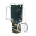 thumbnail image 2 of KLL Bubbles Axolotl Fantasy Print 40oz Stainless Steel Insulated Car Cup Coffee Mug with Spillproof Lid - Keep Your Drink Hot or Cold on the Go, 2 of 8