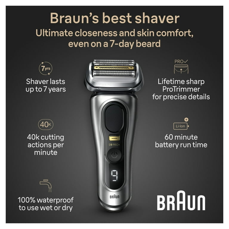 美品 BRAUN S9 pro wet & dry Type 5793 BRAUN S9 Pro Series 9 5793 Wet & Dry Electric Shaver Razor