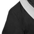 thumbnail image 6 of IYTR Mens Suit Coat Long Sleeve Jacket Patchwork Button Up Lapel Fashion Business Casual Suit Coat Black L, 6 of 6