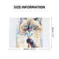 thumbnail image 2 of WYYP Cute Cat Wooden Jigsaw Puzzle Challenging Difficult Wood Puzzles for Adults Mother's Day Gift 500 PCS, 2 of 6
