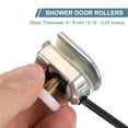 thumbnail image 3 of Uxcell Single Shower Door Rollers Copper Top Wheels Pulleys Guide 23mm 2, 3 of 6