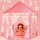 thumbnail image 5 of Tienda de campaña para niños, tienda de campaña con castillo de princesa, casa de juegos interior para niños, casa de juegos grande para niñas con luces LED de colores, 5 of 7