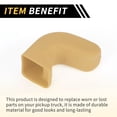 thumbnail image 5 of Unique Bargains Car Bumper Tow Hook Covers for Jeep Wrangler JK JL Gladiator TJ 2007-2023 Tow Cover Cap Rubber Beige 2pcs, 5 of 6