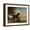 Brown Frame, variant on Art.com Two Horses in a Meadow Near a Gate Art Print by Paulus Potter, 16" x 12"