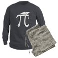 thumbnail image 6 of CafePress - Math Pi Graduate - Men's Long Sleeve Charcoal Pajama Set, 6 of 7