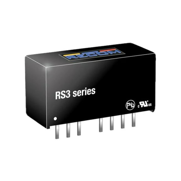 RS3-2405S Isolated DC/DC Converters 5v 3w 1 kV 8SIP :RoHS, Tube
