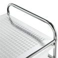 thumbnail image 3 of Topeakmart 15 Drawers Rolling Storage Cart Bin Organizer Metal Frame Plastic Drawers, White, 3 of 7