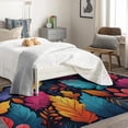 thumbnail image 4 of Leaf Rug Nursery - 4x5 Rug - Leaf Rug - Cute Colorful Leaves Area Rug - Kids Plant Rugs - Botanical Carpet, 4 of 7