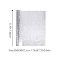 thumbnail image 2 of Window Frosting Film Anti-peeping Glass Sticker Decorative Film Office 200X45CM, 2 of 8