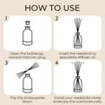 thumbnail image 6 of SCENTORINI Flower Reed Diffuser, 6.76 fl oz(200ml) -Tulip Scent Oil Diffuser with Sticks, Long Lasting Fragrance for Bathroom Accessories Shelf Decor, 6 of 7