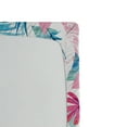 thumbnail image 3 of Ambesonne Tropical Vibes Fitted Sheet, Triangle Exotic Art, Full Size, Pastel Pink Almond Green, 3 of 5