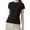 Black, variant on Women's Casual T Shirts Stylish Short Sleeve Slim Fit Top for Everyday Wear and Design for Fashion Forward Space Pack Womens Shirt Tech Sleeve Shirts for Women Ladies Workout Womens Tech