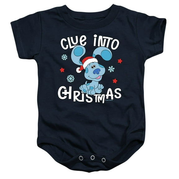 Blue'S Clues & You Blue Christmas Unisex Infant Snap Suit for Baby