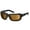 Glossy Black Frame/Polarized Copper Lens, variant on Notus Wind Blocking Padded Foam Sunglasses for Outdoors, 100% UVA + UVB Protection, Matte Black Frame/Clear Lens