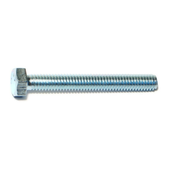 5/16"-18 x 2-1/2" Zinc Coarse Full Thread Hex Head Tap Bolts (10 pcs.)