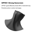 thumbnail image 6 of Xirurus Riding Face Mask Sun Guard Neck Gaiter UPF50+ Lightweight Breathable for Men Women Summer Black Ultimate Cycling Neck Protector and UV Shielding Gear for Outdoor Activities, 6 of 9