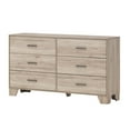 thumbnail image 2 of Stella Commode Double Transitionnelle à 6 Tiroirs Finition Grise Vieillie, 2 of 4