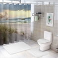 thumbnail image 7 of Fenyluxe Australian Tonalism Pretty Shower Curtain Bathroom Decor 100% Polyester Fiber Bathroom Shower Curtain Set with Hooks 36x72, 7 of 7