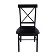 thumbnail image 4 of International Concepts 5 Piece Solid Wood Dining Set in Natural/Black, 4 of 5