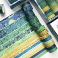 thumbnail image 2 of CCOCC 12 Pcs Washi Tape,Washi Tape Colored Tape,Creative Patterns Convenient Crafting Floral Tape,Style8, 2 of 3