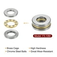thumbnail image 4 of Unique Bargains F5-10M Roulements à Billes Miniatures 5x10x4 mm en Acier Chromé avec Rondelles, Lot de 5, 4 of 5