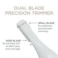 thumbnail image 2 of Conair Ladies Dual Blade 2-in-1 Battery Operated Trimmer, Model LPT31, 2 of 8