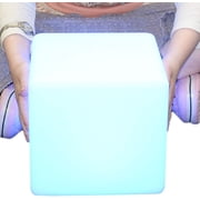 LimeLite LED Cube by Fun And Function - Sensory Room Dcor Light Therapy Lamp - 7 Inch