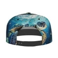 thumbnail image 4 of Gaeub Watercolor Turtle4 Flat Bill Snapback Hats Baseball Caps with Adjustable for Running Workouts and Outdoor Activities, 4 of 9