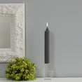 thumbnail image 2 of ROOT Unscented Grecian Collenettes Taper Candles, 9-Inch Tall, Box of 4, Stone, 2 of 2