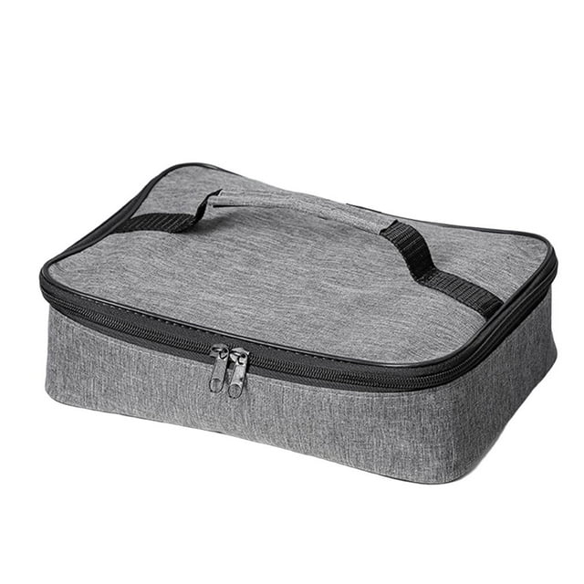 Bento Box Bag Keep Warm with Handle Useful Rectangle Portable Thermal Lunch Box Pouch
