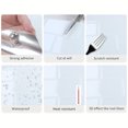 thumbnail image 4 of Peel and Stick Backsplash - 10-Sheet, 12"×12" - 3D Adhesive Peel and Stick Tile Backsplash for Kitchen, Bathroom, Wall Tile, Subway White, 4 of 12