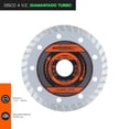 thumbnail image 2 of GLADIADOR DISCO DIAMANTADO RIN/TURBO 7" RPM 8500 DT 818018 negro, 2 of 2