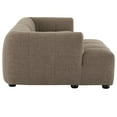 thumbnail image 6 of Liana Left-Facing Upholstered Fabric Modular Sofa with Chaise in Mocha, 6 of 8