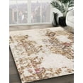 thumbnail image 2 of Ahgly Company Indoor Square Abstract Light Copper Gold Abstract Area Rugs, 3' Square, 2 of 6