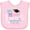 AD-Pink, variant on Inktastic My Mommy Did It and She Did It for Me with Graduation Cap Girls Baby Bib