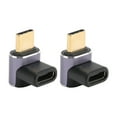 thumbnail image 3 of USB C Mano A Fementa Ángulo Reto, Ángulo Reto USB C 90 Grados Adaptador HD PD 100W Alta Velocidad Pequeña Portable POR OFICINA, 3 of 7