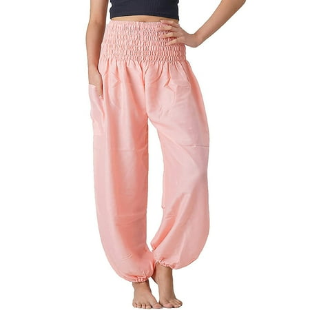 

Women s Comfy Boho Pants Loose Yoga Pants Hippie Pajama Lounge Boho Pajama Pants Pink XXL