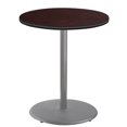 thumbnail image 2 of Pemberly Row Cafe Table 42"H Particleboard Gray Frame Mahogany Top, 2 of 2