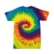 Colortone Enfants/enfants Arc-en-Ciel Tie-Dye T-Shirt Poids Lourd – image 1 sur 2