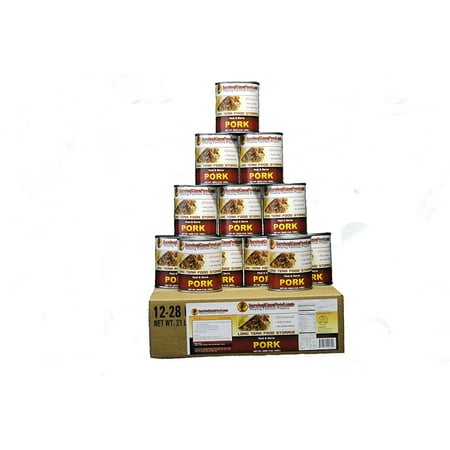 Survival Cave Food SCFPK Canned Pork- 12 cans - 1 case