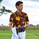 thumbnail image 3 of Balery Autumn Maple Leaves A Camisa Polo de Hombre con Estampado, de Manga Corta y Tejido Medio, Camisa Tipo Golf Polo-Small, 3 of 6