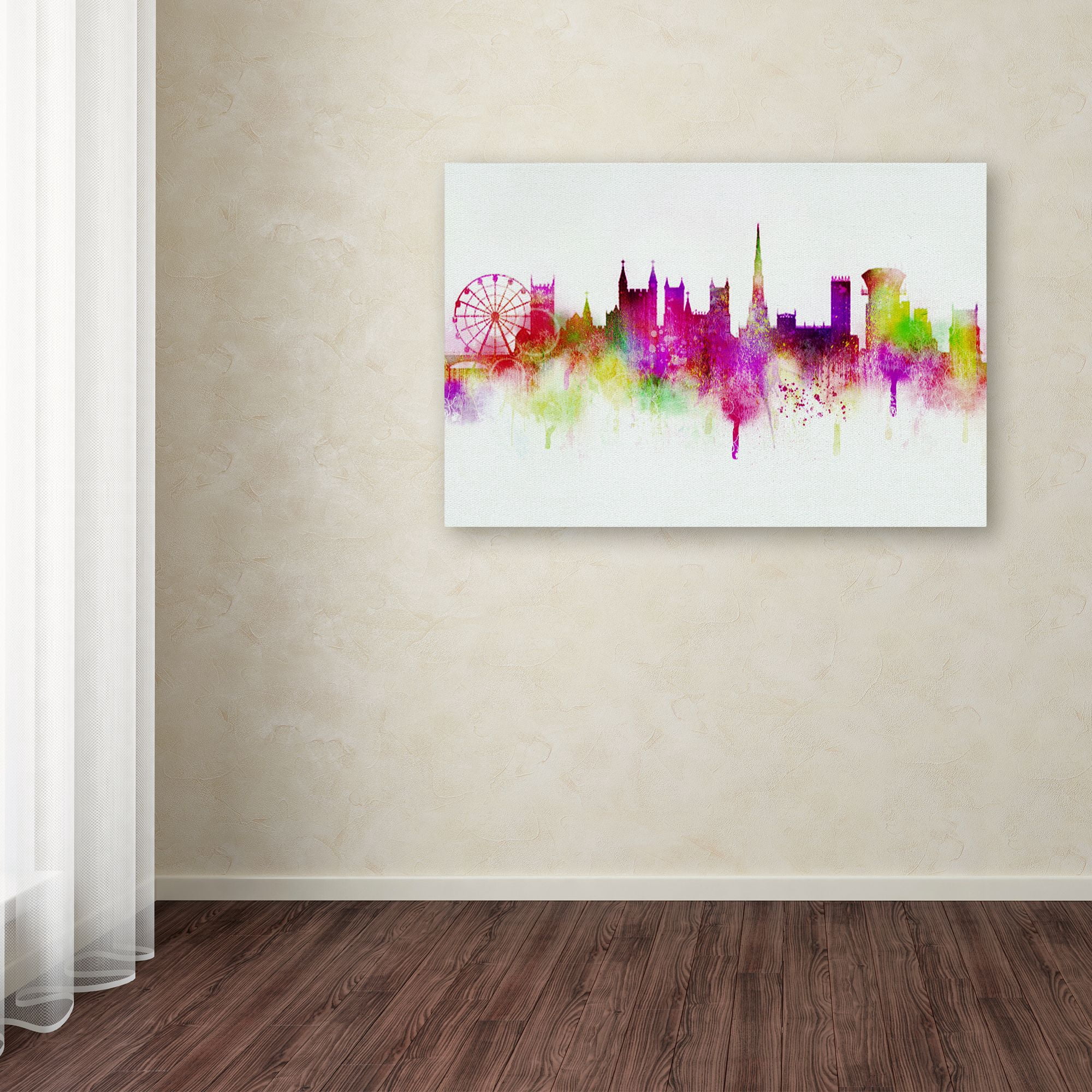 Trademark Fine Art 'Cityscape 2' Canvas Art by ALI Chris