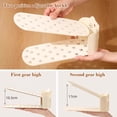 thumbnail image 4 of Shoe Storage Rack Double Layer Adjustable Plastic Shoe Organizer 1 Pc for Home Closet, 4 of 7