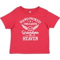thumbnail image 3 of Inktastic Handpicked for Earth by My Grandpa in Heaven Angel Wings Boys or Girls Baby T-Shirt, 3 of 5
