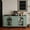 Mint Green, variant on Accent Sideboard Cabinet With 4 Glass Doors: Mint Lacquered Wooden For Living Room, Entryway, Hallway, Office, Spa Area, Kitchen And Dining Adjustable Shelves Vintage Storage Option