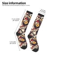 thumbnail image 2 of Logiee rock Skull record artist Print Gift Stocking Stuffers,Adult Stockings,Novelty Socks,Funny Socks Birthday Running Walking Sleeping, 2 of 6