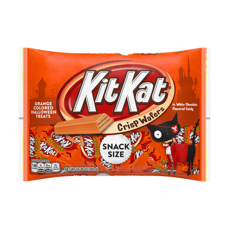 UPC 034000077403 product image for Kit Kat, Orange Colored White Creme Halloween Wafer Bars, 10.29 Oz. | upcitemdb.com